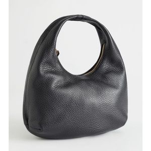Mini leather hobo